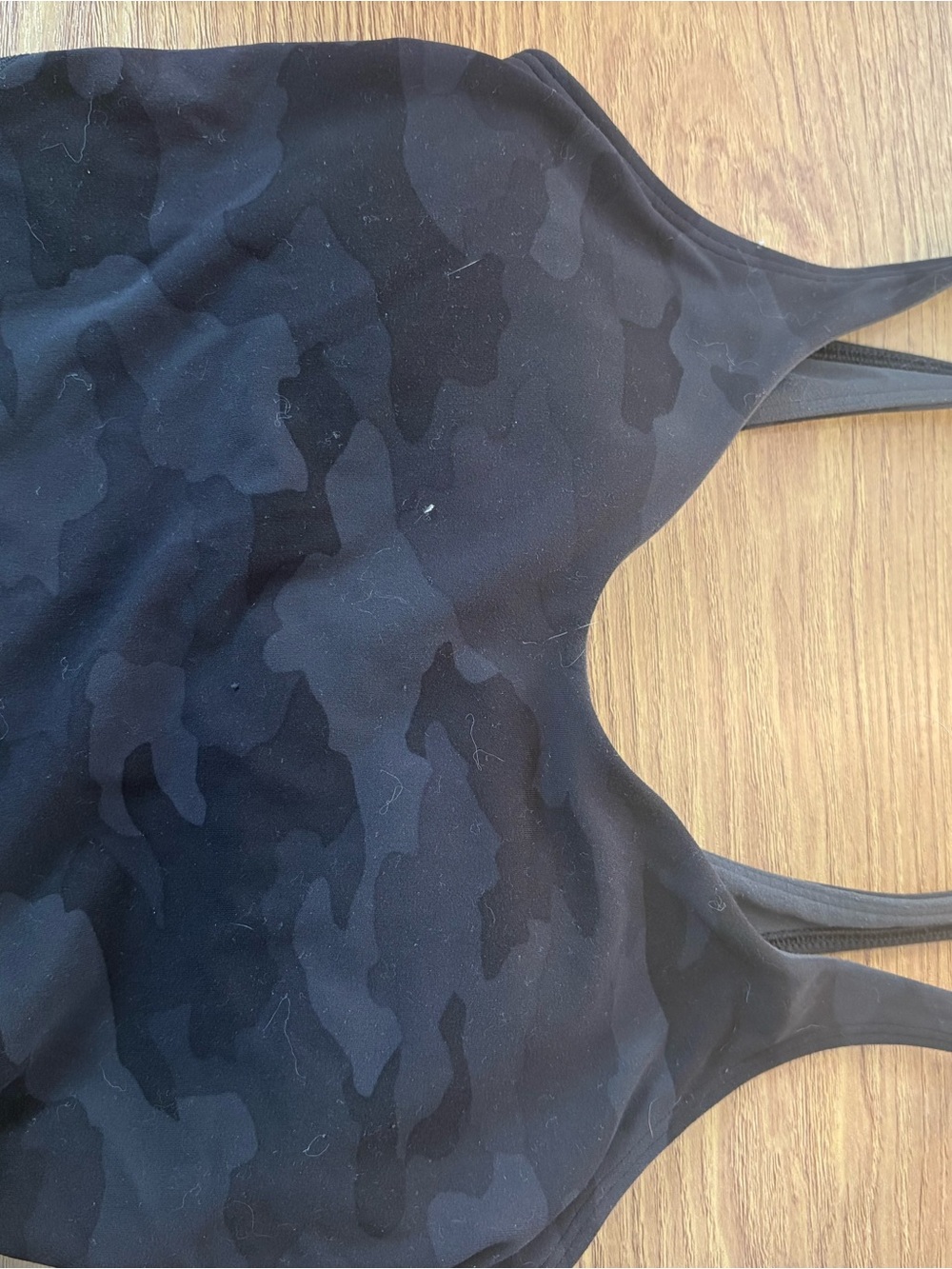 lululemon athletica Black Camo Tank Top